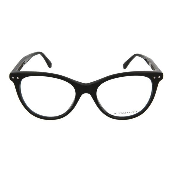 Bottega Veneta Womens Round/Oval Black Grey Transparent Fashion Designer Eyewear - Picture 2 of 4